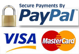 Payment methods - secured by PayPal